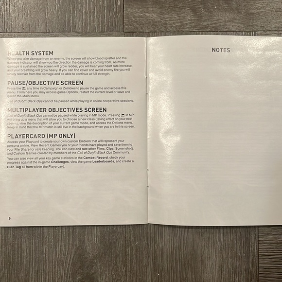 NWT Call of Duty Black Ops PS3 Rated: M Mature 17+ Activision - Picture 8 of 8